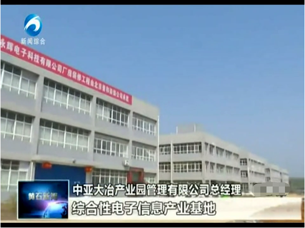 中亚大冶产业园：打造百亿级电子信息产业基地